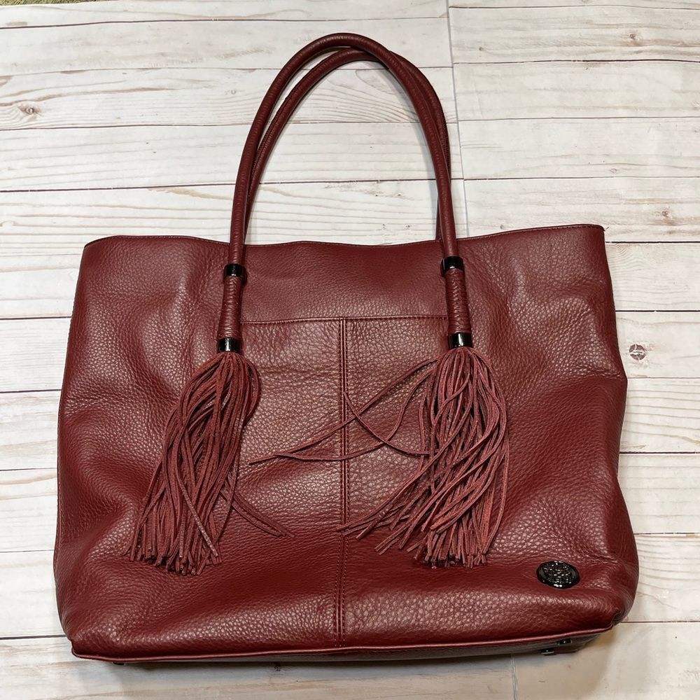 Vince Camuto Genuine Leather Tote Shoulder Handbag